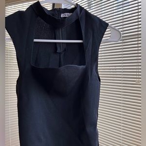 Black Zara knitted blouse